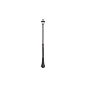 Bootes street light 1xe27 aluminium / crystal brown