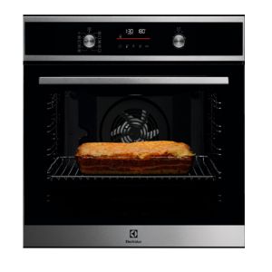 Horno electrolux eof6p77x cristal negro pirolitico