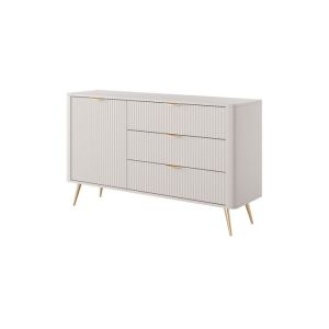 Cómoda - 3 cajones con ruedas - 138.2 cm