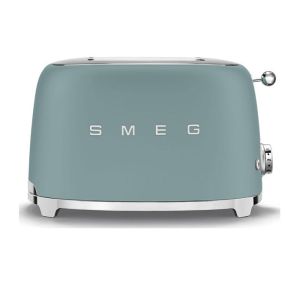 Tostadora - smeg - tsf01egmeu - 2 ranuras extra anchas - 950 watts - verde
