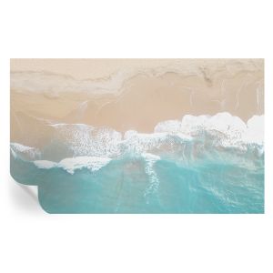 Papel pintado autoadhesivo olas rugientes 416x254 tulup
