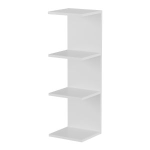 Estantería de pared surahammar 4 niveles 95x30x28 cm - blanco [en.casa]