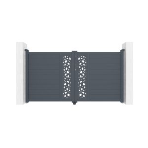 Pack puerta batiente automática sunny 3m a.160cm + motor tanker b700