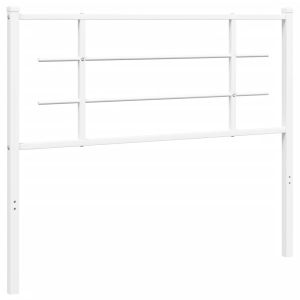 vidaXL cabecero de metal blanco 107 cm