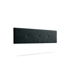 Cabecero tapizado altea acualine 90x50x5 cm - negro - moonia