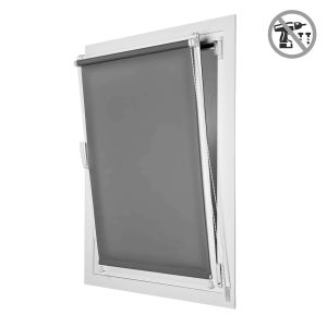 Estor traslúcido easyfix, instalación sin taladrar gris, 75 x 180cm