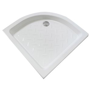 Plato de ducha cera 2 - 80 x 80 cm - cuarto de círculo