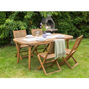 Conjunto de comedor marrón paraggi