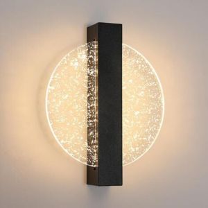 Aplique de pared 3000 k negro