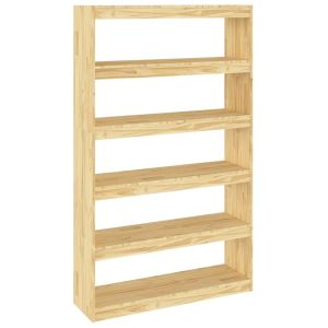 vidaXL estantería/divisor de espacios madera de pino 100x30x167,5 cm