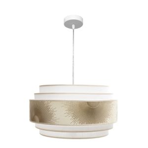 Lampara de techo nepal blanco  50cm