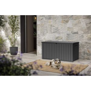 Cofre baul arcon resina jardin keter 170g gris