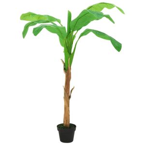Árbol bananero artificial con macetero 180 cm verde eerf2736