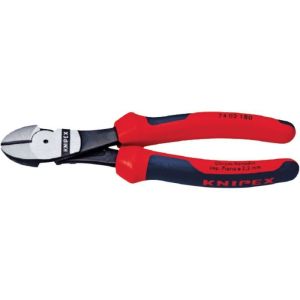 Alicate de corte lateral knipex - modelo power - acero y cromo-vanadio - 20