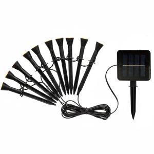 Paquete de 10 mini focos solares 6m sticky