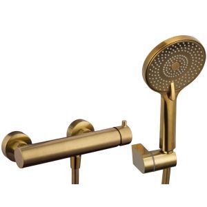 Grupo ducha con kit universal oro - gme