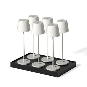 Juego de 6 lámparas de mesa con base h38cm kelly