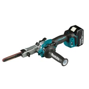 Lijadora de banda 18v lxt 9 x 533 mm - Makita - con 2 baterías 18v 5.0ah -