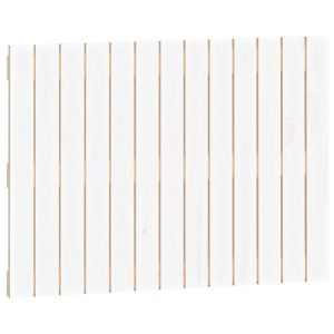 vidaXL cabecero de cama pared madera maciza pino blanco 82,5x3x60 cm