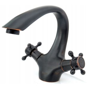Rea grifo de lavabo retro old black, 17,5x5x16,5 cm