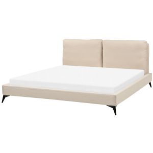 Cama bouclé melle 180 x 200 cm beige