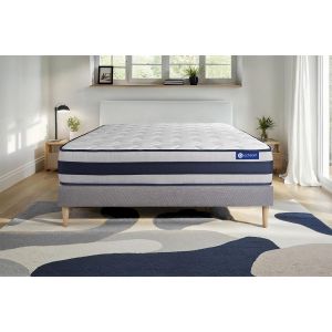 Pack colchón actimemo ergo 120x220cm + somier, espuma viscoelástica, 5 zona