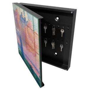 Caja de llaves 30x30x5 naturaleza colorida, apertura izquierda tulup