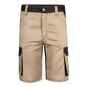 Velilla bermuda bicolor 52 beige arena/negro
