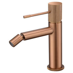 Mice- grifo monomando de bidet- mezclador de wc - oro rosa cepillado