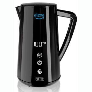 Alexa hervidor agua eléctrico inteligente wif swan sk14650blkneu negro 1800
