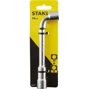 Llave para tubos desbloqueada - stanley - 6x14 puntas - acero al cromo vana