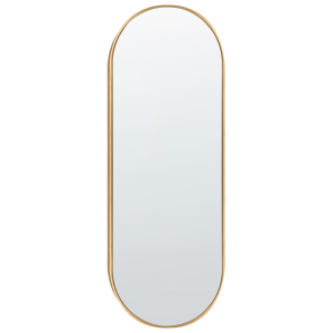 Espejo de pared azeville 46 cm 122 cm metal dorado