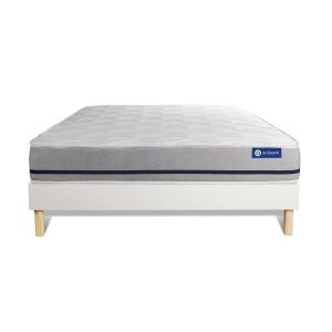 Pack colchón actimemo soft 130x190cm + somier multiláminas, espuma viscoelá