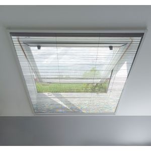 Mosquitera plisada para ventana de tejado 140x170 cm - compatible velux