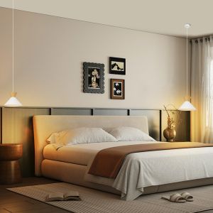 Nettlife lámpara colgar E27 blanco 141.5x25