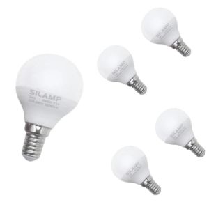 Bombilla LED e14 8w 220v g45 300° (pack de 5) - blanco cálido 230