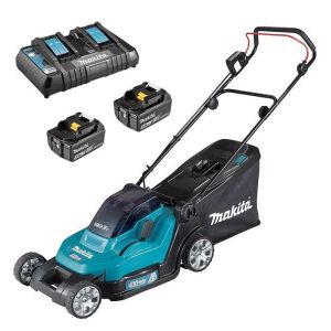 Cortacésped 36v (2x18v) 43cm Makita + 2 bat. 5ah dlm432pt2