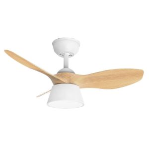 Ventilador de techo LED "cúbico" regulable con control remoto (36w 3cct 268