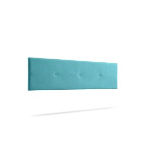 Cabecero tapizado napoli acualine 115x50x5 cm - turquesa - moonia