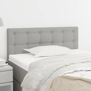 Cabecero de tela gris claro 80x5x78/88 cm