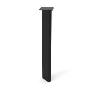 Pata de mesa rei 901 | 115x115x700 mm | negro poro | acero