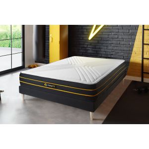Pack colchón ultra 120x200cm + somier multiláminas, espuma viscoelástica y