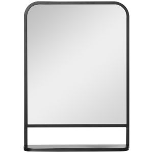 Espejo de pared metal, vidrio 50x10.2x70 cm homcom