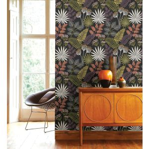 Papel pintado gaulan   de flores y hojas 5.23m²