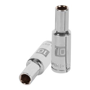 Llave vaso hexagonal larga, cuadro 1/2" - 10 mm