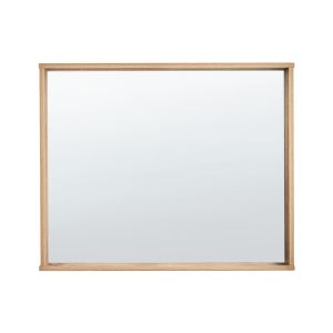Espejo de pared rosell 80 cm 65 cm marrón claro