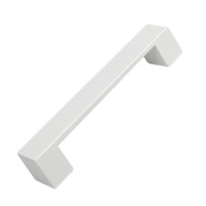 Tirador abs 128mm. Pintado blanco mate, lote de 36