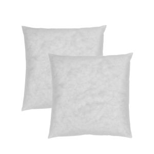 Pack 2 rellenos de cojín 45x45cm fibra hueca fusionhome