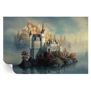 Murales autoadhesivos castillo de cuento de hadas 104x152 tulup