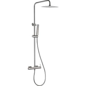 Conjunto ducha monomando firenze níquel cepillado [ imex® ]